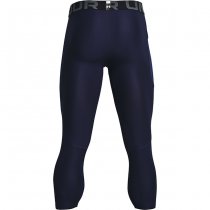 Under Armour Mens HeatGear Compression 3/4 Leggings - Navy Blue - 2XL