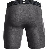 Under Armour Mens HeatGear Compression Shorts - Carbon Heather - L