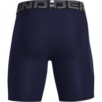 Under Armour Mens HeatGear Compression Shorts - Navy Blue - L
