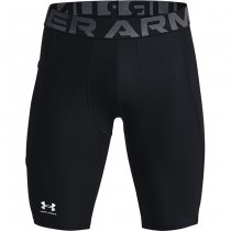 Under Armour Mens HeatGear Pocket Long Shorts - Black - XL