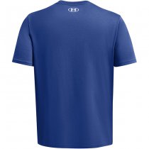 Under Armour Mens ABC Camo Boxed Logo Short Sleeve - Blue - S