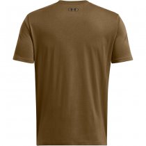 Under Armour Mens ABC Camo Boxed Logo Short Sleeve - Coyote - 3XL