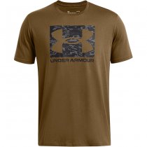 Under Armour Mens ABC Camo Boxed Logo Short Sleeve - Coyote - M