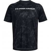 Under Armour Mens Tech ABC Camo Short Sleeve - Black - S