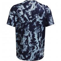 Under Armour Mens Tech ABC Camo Short Sleeve - Navy Blue / White - L
