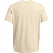 Under Armour Mens Stacked Logo Fill T-Shirt - Khaki Base / Timberwolf Taupe - 3XL