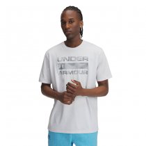 Under Armour Mens Stacked Logo Fill T-Shirt - Halo Grey / Steel - 3XL