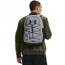 Under Armour Hustle Sport Backpack - Pitch Grey Medium Heather / Black