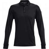 Under Armour Mens Tactical Performance Polo 2.0 Long Sleeve - Black