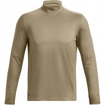 Under Armour Mens Tactical ColdGear Infrared Base Mock - Tan