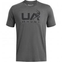 Under Armour Mens Antler Hunt Logo T-Shirt - Grey