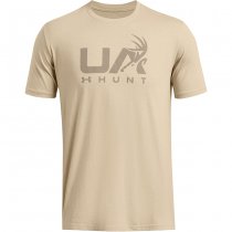 Under Armour Mens Antler Hunt Logo T-Shirt - Khaki - S