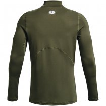 Under Armour Mens ColdGear Fitted Mock - Marine OD Green - 2XL