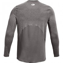 Under Armour Mens ColdGear Fitted Crew - Heather Grey - 2XL