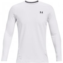 Under Armour Mens ColdGear Fitted Crew - White