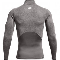 Under Armour Mens ColdGear Compression Mock - Heather Grey - 3XL