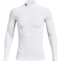 Under Armour Mens ColdGear Compression Mock - White