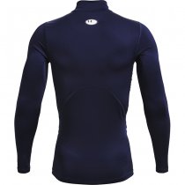 Under Armour Mens ColdGear Compression Mock - Navy Blue - 2XL