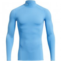 Under Armour Mens ColdGear Compression Mock - Blue
