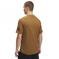 Under Armour Mens Tech Freedom Short Sleeve T-Shirt - Coyote - L