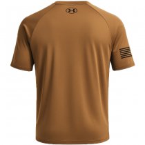 Under Armour Mens Tech Freedom Short Sleeve T-Shirt- Coyote - M