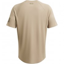 Under Armour Mens Tech Freedom Short Sleeve T-Shirt - Tan - S