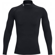 Under Armour Mens HeatGear Mock Long Sleeve - Black