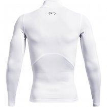 Under Armour Mens HeatGear Mock Long Sleeve - White - XL