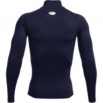 Under Armour Mens HeatGear Mock Long Sleeve - Navy Blue - 3XL
