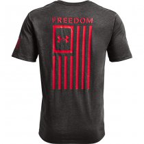 Under Armour Freedom Flag T-Shirt - Charcoal Medium Heather - M