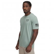 Under Armour Freedom Flag T-Shirt - Silica Green - L