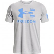 Under Armour Freedom Logo T-Shirt - Halo Grey Light Heather - XL