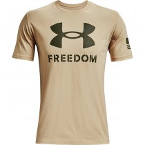 Under Armour Freedom Logo T-Shirt - Desert Sand - 3XL