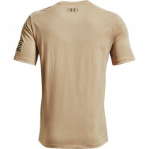 Under Armour Freedom Logo T-Shirt - Desert Sand - L