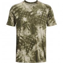 Under Armour Freedom Amp T-Shirt - Marine OD Green - S