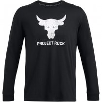 Under Armour Mens Project Rock Brahma Bull Shirt - Black / White / White - 3XL