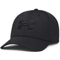 Under Armour Mens Blitzing Low Stretch Fit Cap - Black / Black