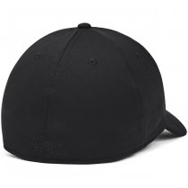 Under Armour Mens Blitzing Low Stretch Fit Cap - Black / Black - L/XL