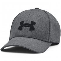 Under Armour Mens Blitzing Low Stretch Fit Cap - Black / Grey