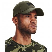 Under Armour Mens Blitzing Low Stretch Fit Cap - Marine OD Green - L/XL