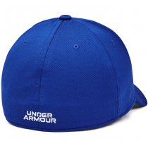 Under Armour Mens Blitzing Low Stretch Fit Cap - Royal - L/XL