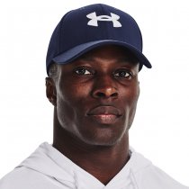 Under Armour Mens Blitzing Low Stretch Fit Cap - Navy Blue - L/XL