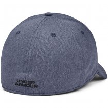 Under Armour Mens Blitzing Low Stretch Fit Cap - Navy Blue Full Heather - L/XL