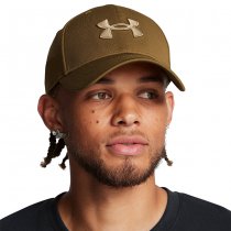 Under Armour Mens Blitzing Low Stretch Fit Cap - Coyote - M/L