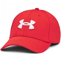 Under Armour Mens Blitzing Low Stretch Fit Cap - Red / White