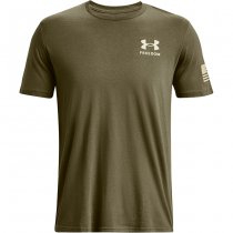 Under Armour Freedom Flag Gradient T-Shirt - Marine OD Green - 3XL
