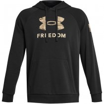 Under Armour Freedom Rival Fleece Big Flag Logo Hoodie - Black