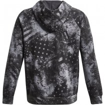 Under Armour Freedom Rival Fleece Amp Hoodie - Jet Grey - 2XL