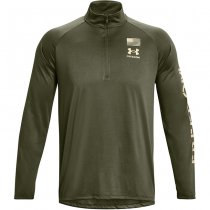 Under Armour Freedom Tech 1/2 Zip - Olive