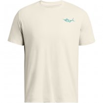 Under Armour Mens Marlin Short Sleeve - Silt / Radial Turquoise - M